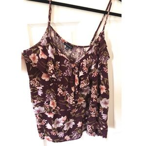 American eagle tank w/ ruffle size L